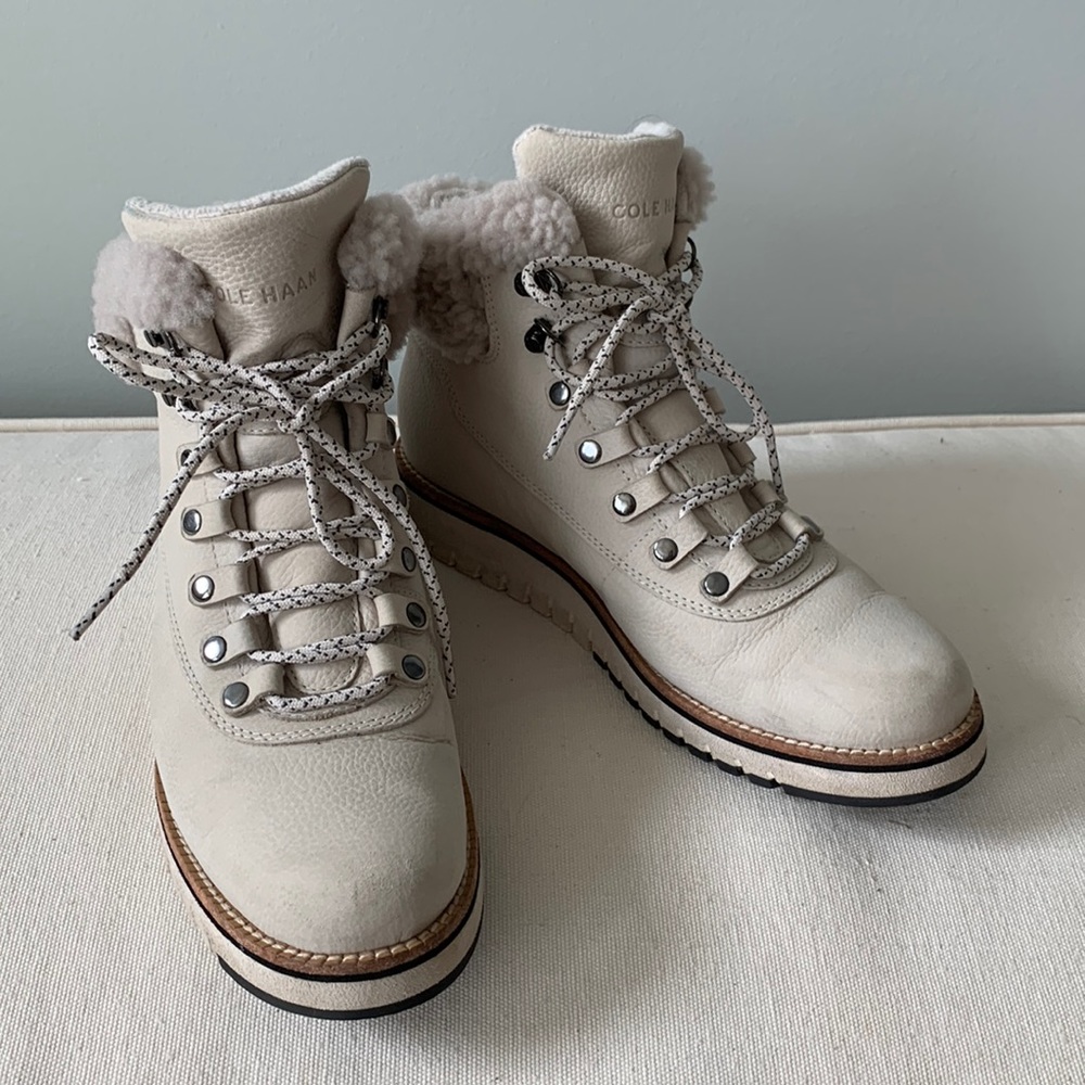 Cole Haan leather waterproof boots. Size 7.5M